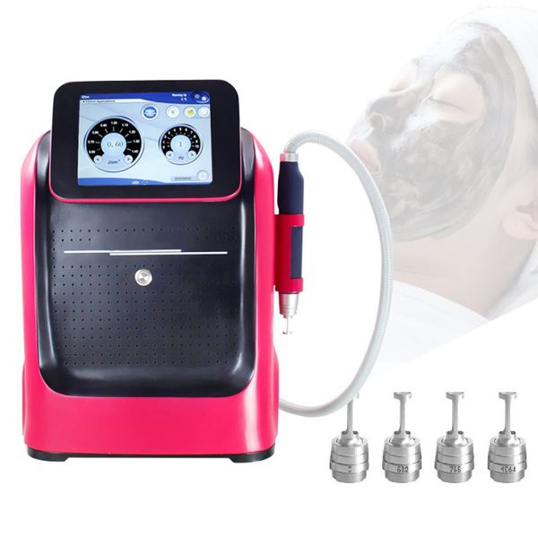 

picosecond q switch nd yag laser tattoo removal eyebrow remover carbon peeling skin rejuvenation 532nm 755nm 1064nm 1320nm pigment removal f, Black