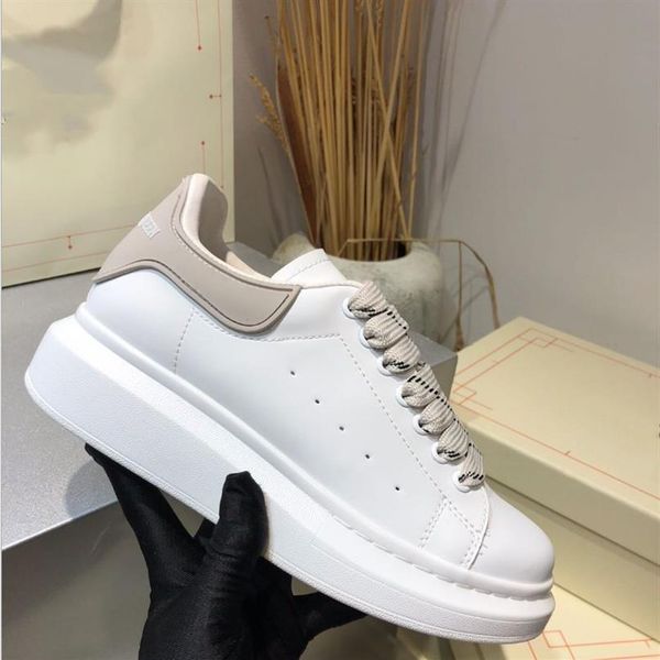 

mens real leather shoes fashion brand casual shoes women fashion luminous shoes lace-up sneakers2458, Black;white