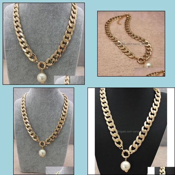 

pendant necklaces statement necklace collar choker classic wedding gifts imitation pearl golden drop delivery 2021 jewelry pe nanashop dh5ap, Silver