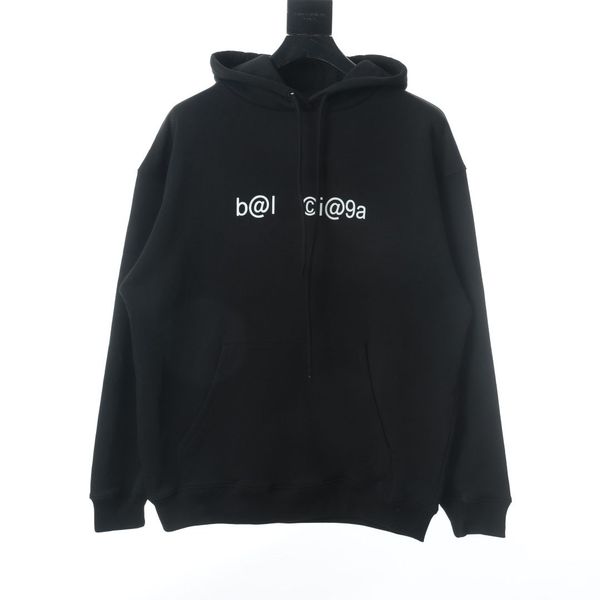 

new aop jacquard letter knitted sweater in autumn / winter 2022acquard knitting machine e custom jnlarged detail crew neck cotton th433e, Black