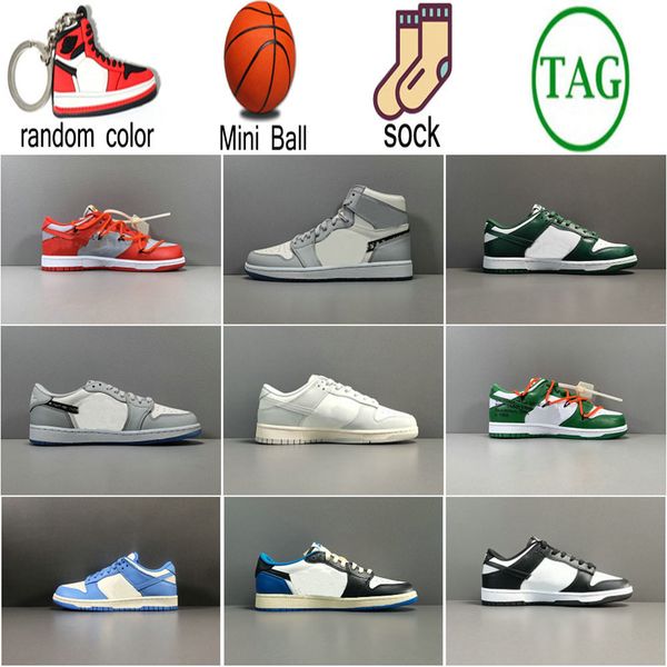 

new combo chart dunksb ow shoes low skate retro shoes men women blue red black silver split pn dust sports training sneakers with box