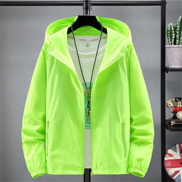 

men women summer quick dry anti-uv thin ultra-light camping jacket skin coat windbreaker hiking jacket s-7xl custom 220818, Black;brown