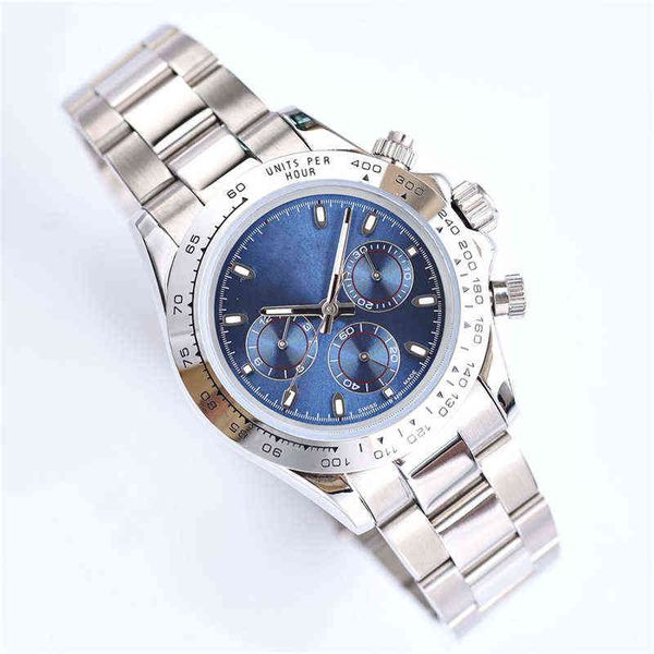 

huiya06 mens fashion style waterproof luminous 904l stainless sport watch movement watchs automatic 41mm multi-dial bezel designer, Slivery;brown