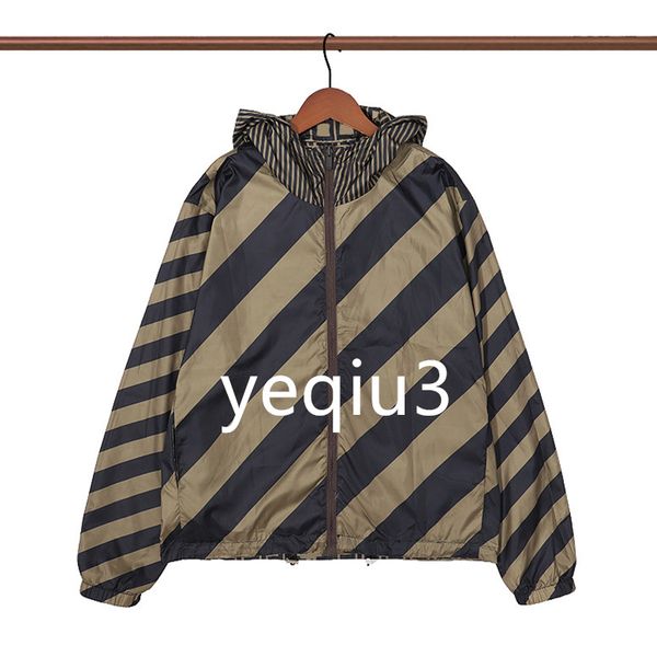 

mens designer jackets coats windbreaker hoodies sports jackets sun protection clothes ladies sportswear zipper fashion thin jacket mountain, Black;brown