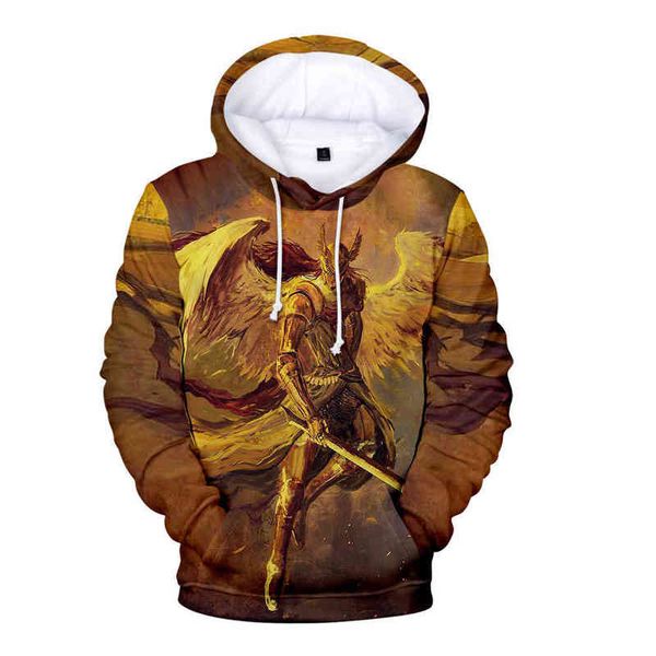 

selling hoodie men's spring and autumn 3d print surrounding loose casual brand top, Black