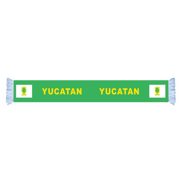 

yucatan flag scarf factory supply good price polyester satin scarf