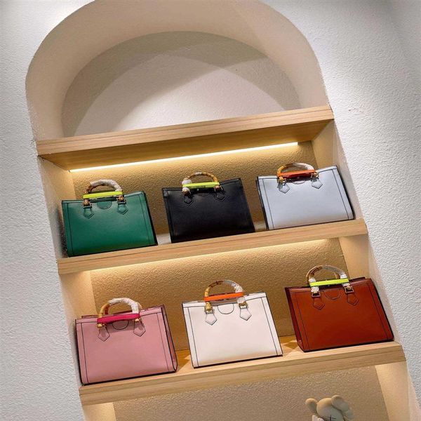 

diana original bamboo tote bags handbags hobo handbag genuine leather shoulder bags womens purse fashion pochette246q
