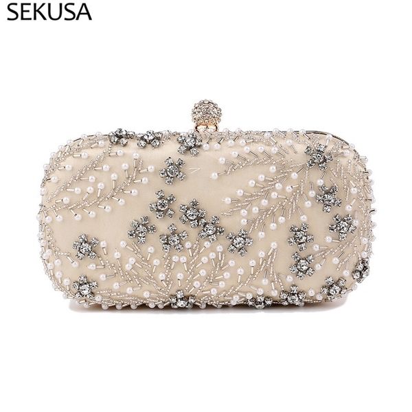 

satin diamonds party hight quality women day clutch gift wedding evening bags arrival shoulder chain purse 220818