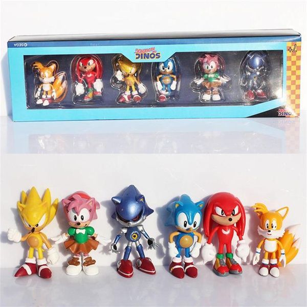 

sonic figure toys sonic the hedgehog pvc figures toy cartoon anime figure gifts289z