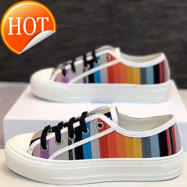 

walk women 'n' oblique sneaker gray black white embroidered cotton low-cut shoes fashion cotton with rosa mutabilis trainers multi