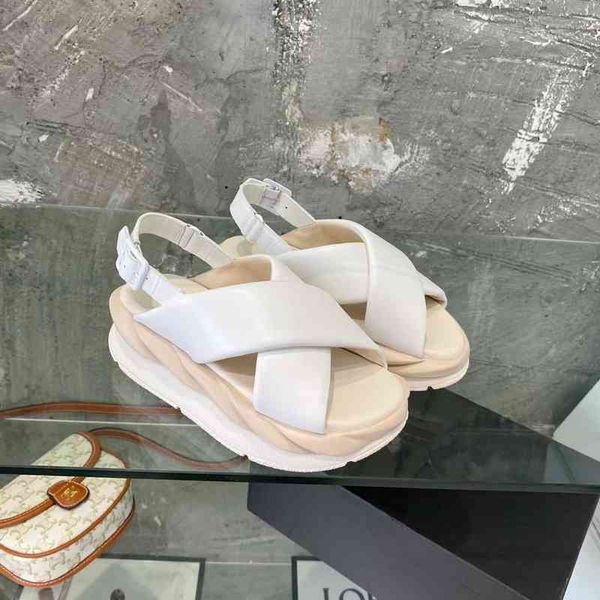 

women's leather sandals modern sandals open end plus size summer collection, Black