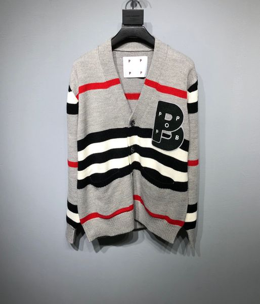 

new aop jacquard letter knitted sweater in autumn / winter 2022acquard knitting machine e custom jnlarged detail crew neck cotton ce4343w, Black