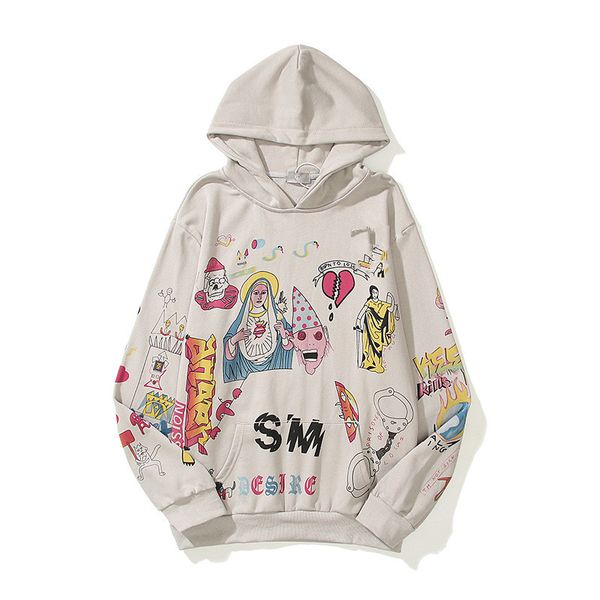 

designer womens mens hoodies sweatshirt long sleeve sweater cotton pullover hooded jumper jacket coat 5colors size s-xl womens clothing swea, Black