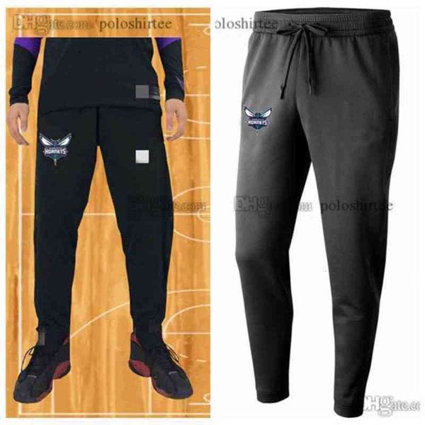 

charlotte's hornets's training pants mens 2022 sweatpants college sideline woven performance pant, Black;green