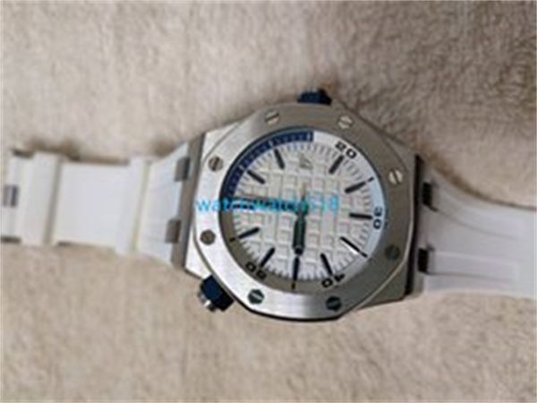 

gs factory mens watch automatic mechanical movement sapphire glass 5 atm waterproof rubber watchband diving super luminous wristwatch, Slivery;brown