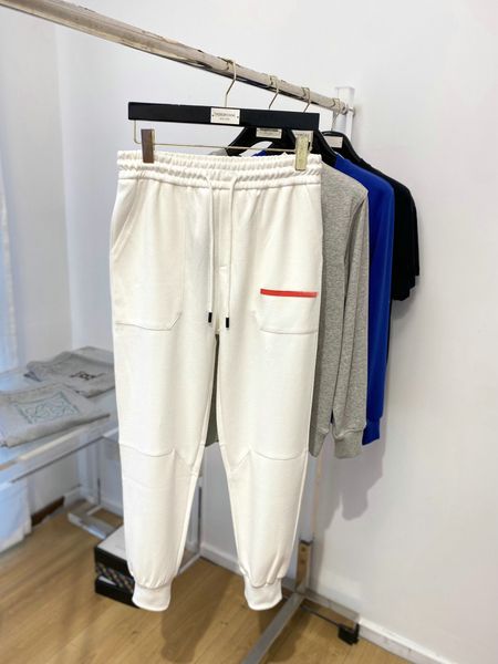 

1102022-6 mens pants letter print casual men women tracksuits joggers pant fashion hip hop elastic waist trousers, Black