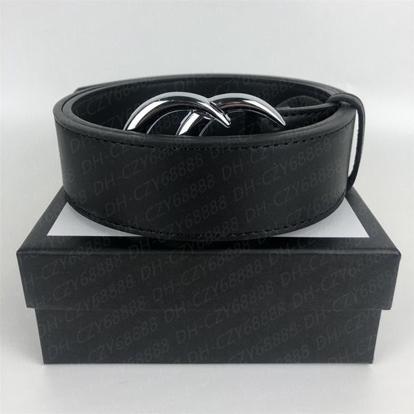 

fashion classic men designers belts womens mens casual letter smooth buckle belt width 2.0cm 2.8cm 3.4cm 3.8cm with box, Black;brown