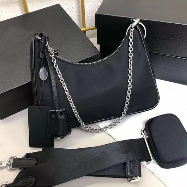 

2022 women's three-in-one first-class wandering bag single fabric chain shoulder bag wallet handbag