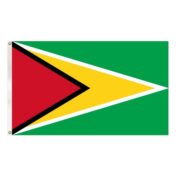 

guyana flag 3x5 ft polyester country national flag banner with two brass grommets