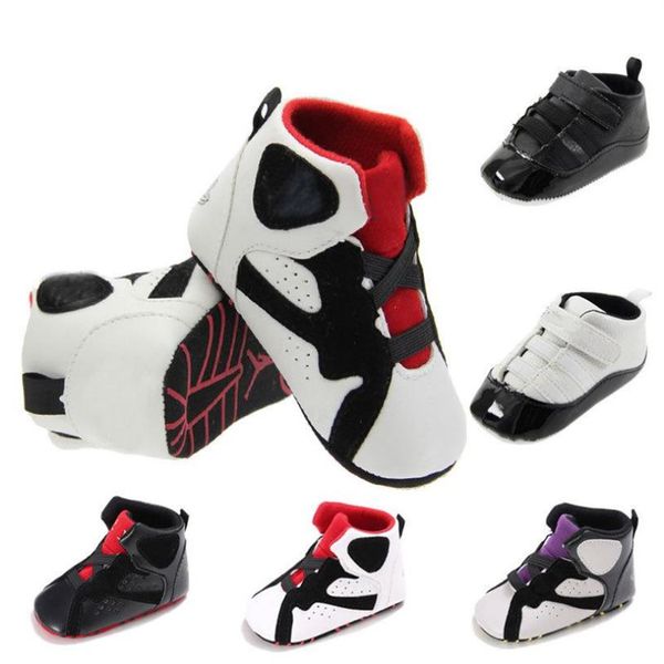 

2022 pu leather baby girls kids first walkers infant toddler classic sports anti-slip soft sole shoes sneakers prewalker spring au277e