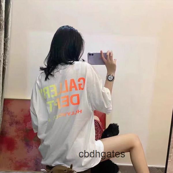 

t tshirts galleryes depts designer 2022 sleeve fashion mens fashion short shirts t-shirt shirt women's couple summer wear white men&#03, White;black