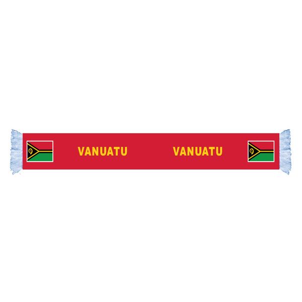 

vanuatu flag scarf factory supply good price polyester satin scarf