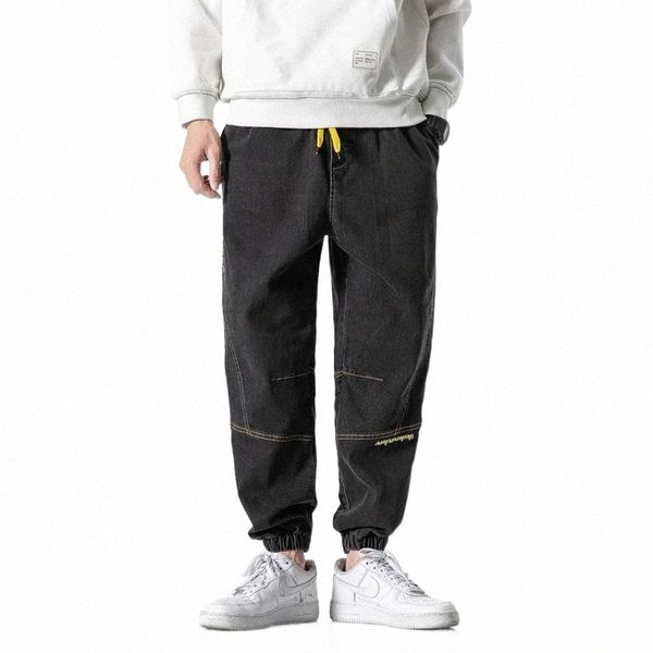 

men's jeans 2022 casual plus size thickened velvet pants men 2076#, Blue