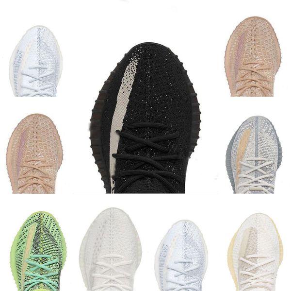 

2021 v2 shoes static 3m reflective gypsophila running shoes beluga 2.0 sesame butter semi-frozen yellow cream white zebra mens womens sneake