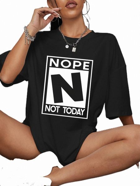 

letter graphic drop shoulder oversized tee c4ci#, White