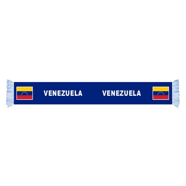 

venezuela flag scarf factory supply good price polyester satin scarf