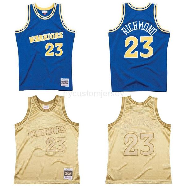 

mitch richmond stitched basketball jersey s-6xl mitchell & ness 1990-91 mesh hardwoods classics retro version men women youth jerseys, Black