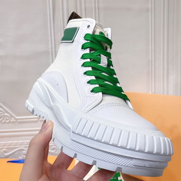 

women's paris fashion chunky sneakers high canvas shoes skateboard skate trainer low-platform flatforms casual sports brand boots lace