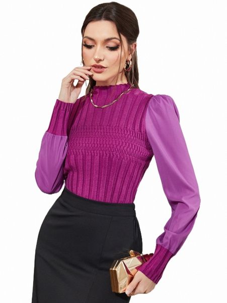 

women's sweaters mock neck puff sleeve sweater clothing t5wq#, White;black