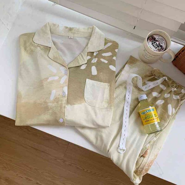 

fdfklak modal nursing sleep lounge pregnant woman spring autumn nightwear suit homewear breastfeeding pyjamas 2 pcsset j220813, White