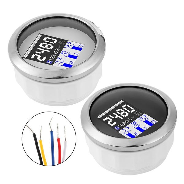 

85mm integrated gauge multifunction ip67 316 stainless steel boats yachts meter for nmea2000 protocol