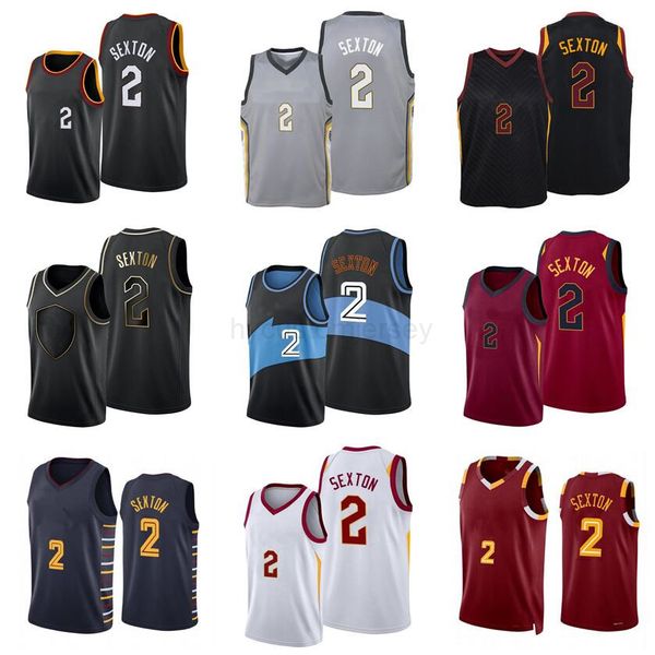 

jersey colin basketball sexton 2022-23 new season men youth city jerseys in stock, Black
