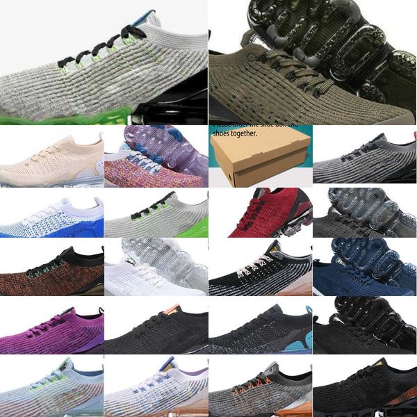 

2022 vapores fly 2.0 knit 3.0 cushion mens running shoes classic triple black metallic gold zebra oreo sapphire blue sport