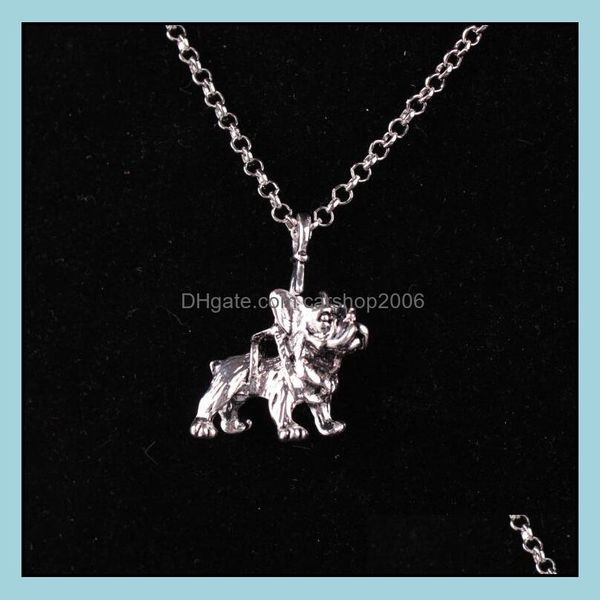 

pendant necklaces bldog necklace boho hippie statement for women jewelry maxi long drop delivery 2021 pendants carshop2006 dhj21, Silver