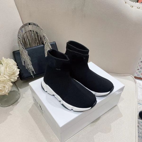 

baby boy designer basketball sneakers fashion sport run korea style kid girl tennis shoes eu 26-36 send with box, Black;red
