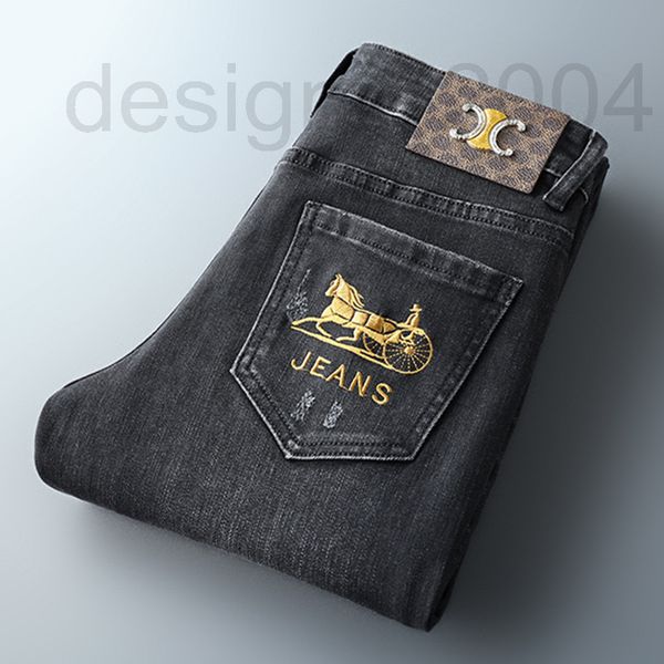 

men's jeans designer korean straight men's jeans kg59, Blue
