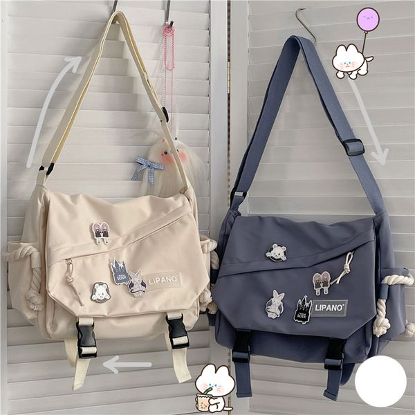 

evening bags japanese kawaii bag harajuku zipper large bag teenager school bag c 220823