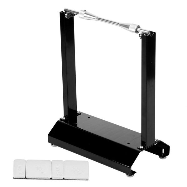 

motorcycle tools black wheel balancer balancing stand maintenance rack