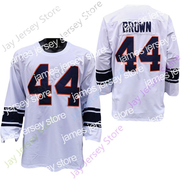 

22 2020 new ncaa syracuse orange jerseys 44 jim brown college football jersey white size youth all stitched, Black;red
