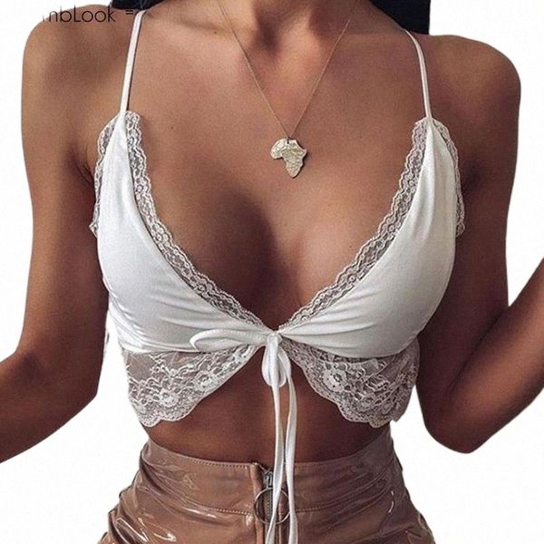 

bodycon solid sleeveless sling short slim v-neck vest 2020 summer elegant ladies high street women crop camis1 r4pl#, White