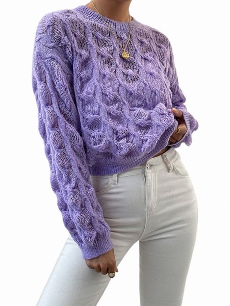 

women's sweaters drop shoulder cable knit sweater clothing w3xp#, White;black