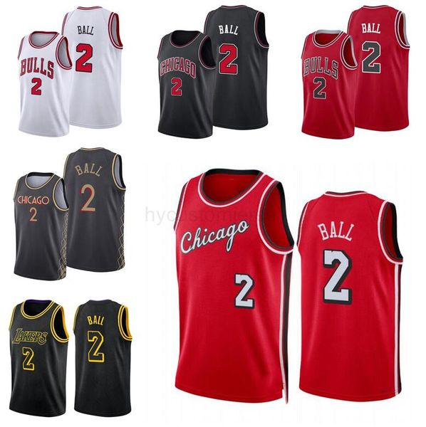 

ball basketball lonzo jersey men youth s- black city version jerseys in stock