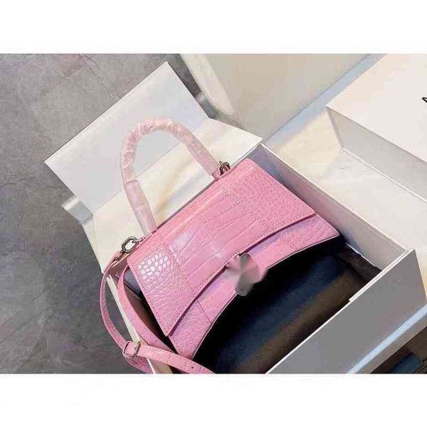 

handbag balenciga italy bag hands hands bag baleca designer designers rare crocodile leather hourglass hand-held messenger one shoulder rh l
