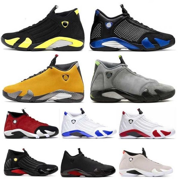 

14 14s basketball shoes for men gym hyper loyel varsity roya last sblack fusion university red xiv trainers sneakers size 7-13