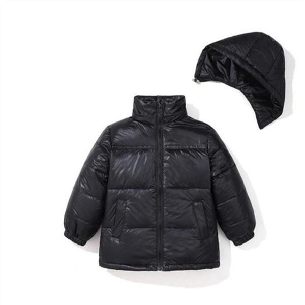 

north kids hooded luxury down coat sherpa puffer children's clothes boys girls fleece jackets infant children winter lightwei279t, Blue;gray