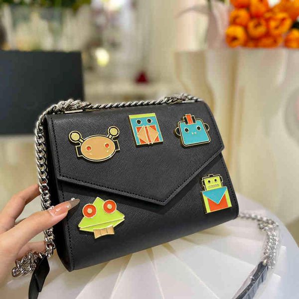 

handbag cartoon crossbody bags wallet for women brand designer shoulder clutch strap fashion single messengers patent leather chain purses 2